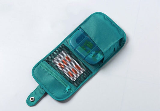 Pill Organizer Bag Green
