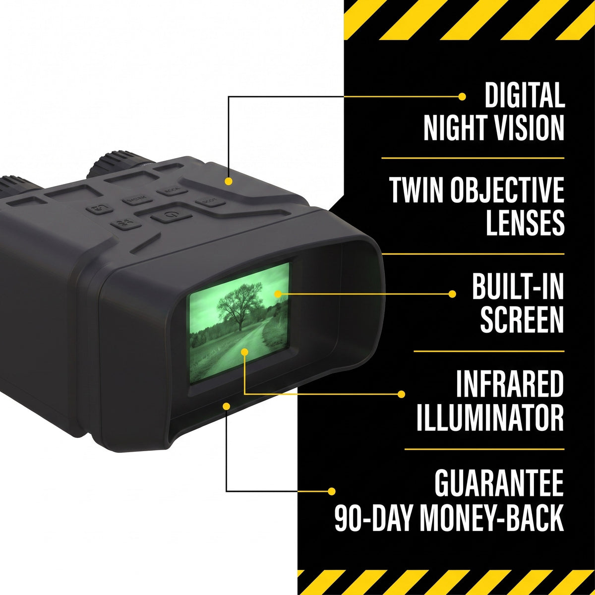 Night vision binoculars specification callouts