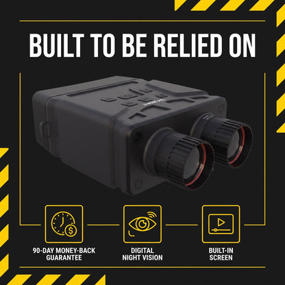 Night vision binoculars guarantee and key features