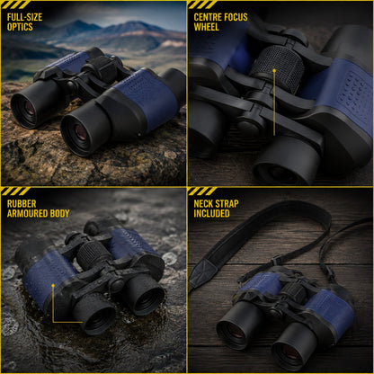 Tacright Binoculars shown across four settings