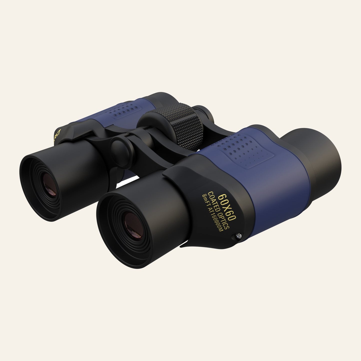 Tacright Binoculars three-quarter view, navy and black body