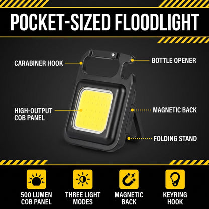 Tacright Keychain Light features labelled