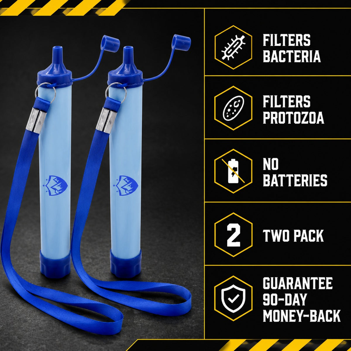 Water Filter Straw specifications and guarantee