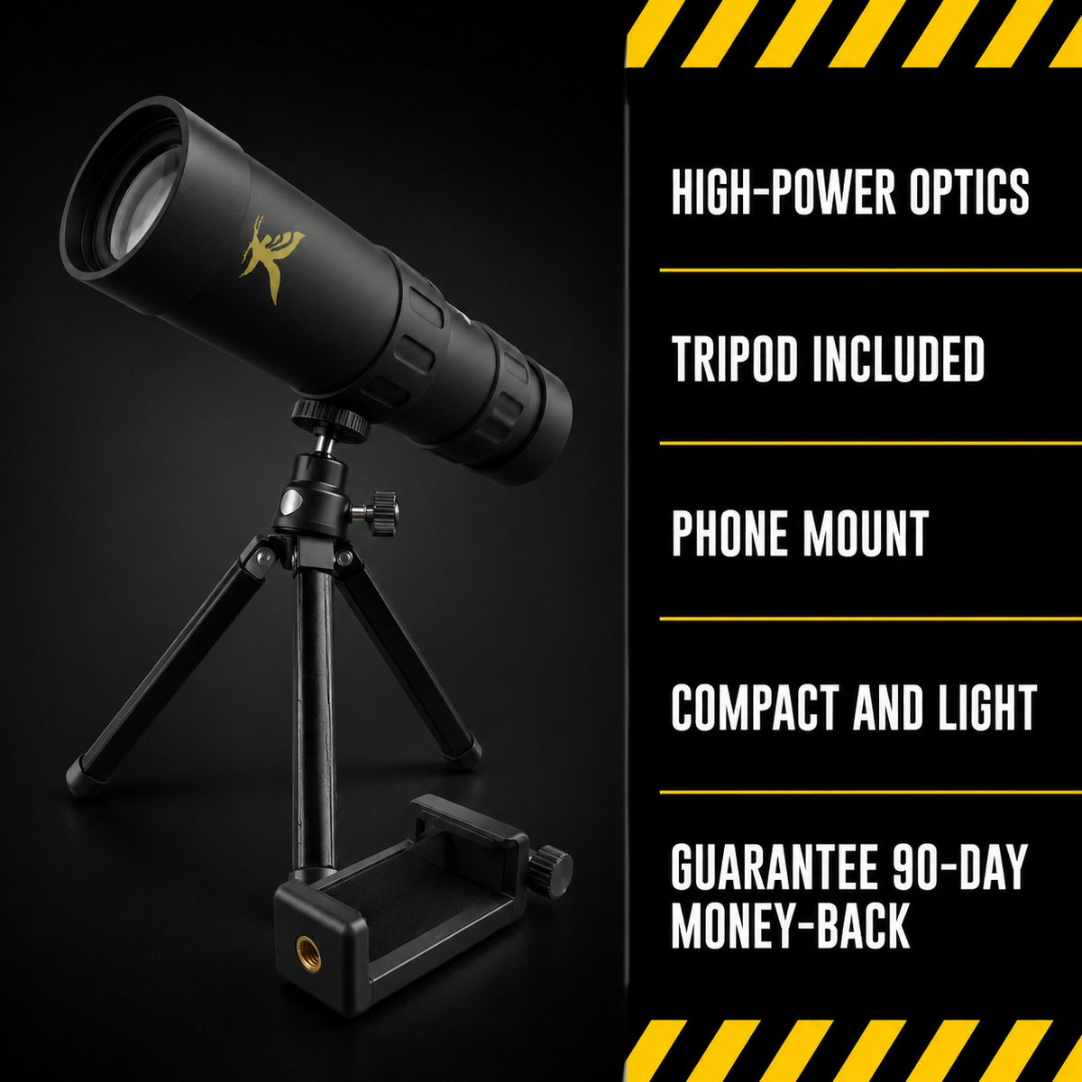 Telescope Monocular specification card